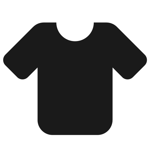 Shirt icon, solid style, from Font Awesome Solid