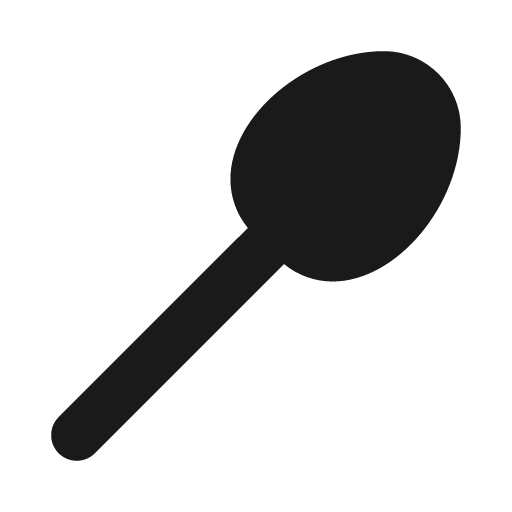 Spoon icon, solid style, from Font Awesome Solid