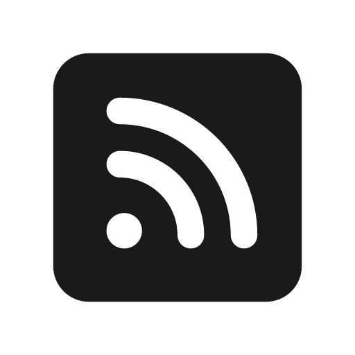 Square rss icon, solid style, from Font Awesome Solid