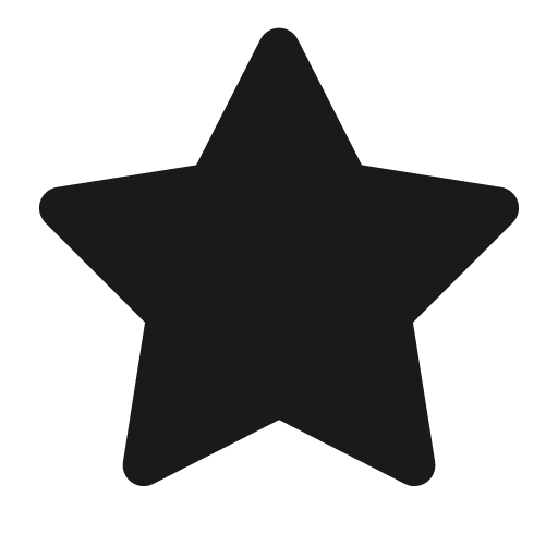 Star icon, solid style, from Font Awesome Solid