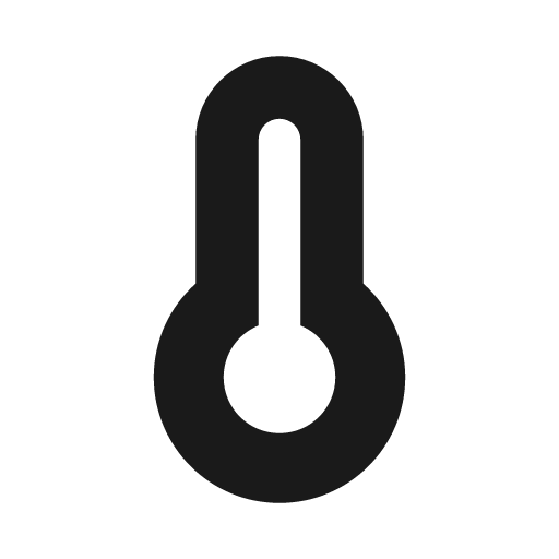Temperature full icon, solid style, from Font Awesome Solid