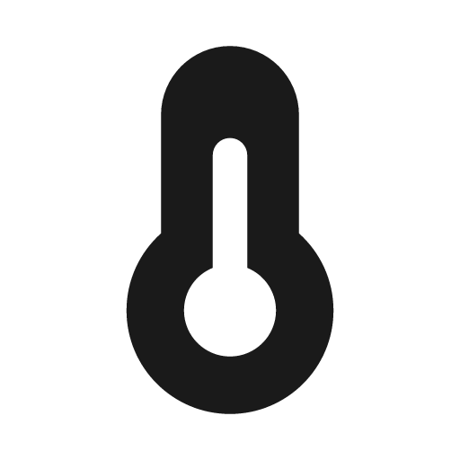 Thermometer 3 icon, solid style, from Font Awesome Solid