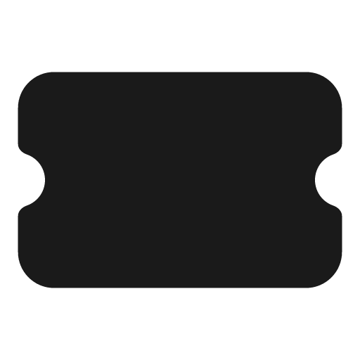 Ticket alt icon, solid style, from Font Awesome Solid