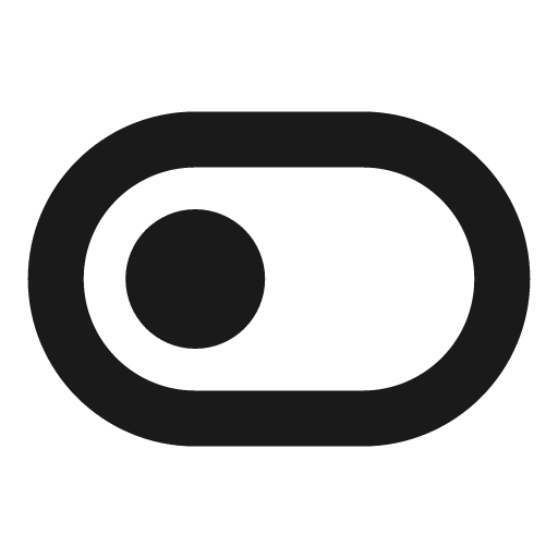 Toggle off icon, solid style, from Font Awesome Solid