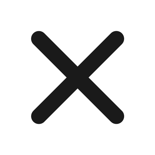 Xmark icon, solid style, from Font Awesome Solid