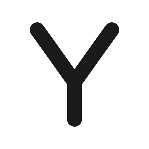 Y icon, solid style, from Font Awesome Solid