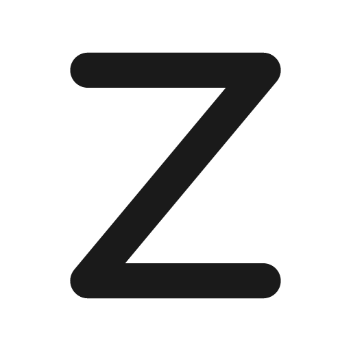 Z icon, solid style, from Font Awesome Solid