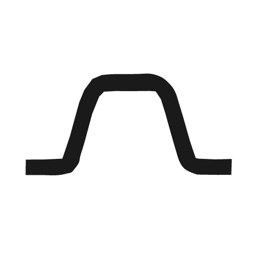 Hardclip icon, solid style, from FontAudio