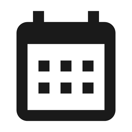 Calendar icon, solid style, from Feather Icon