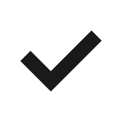 Check icon, solid style, from Feather Icon