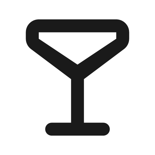 Cocktail icon, solid style, from Feather Icon