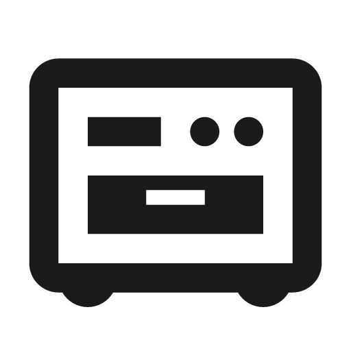 Kitchen cooker icon, solid style, from Feather Icon