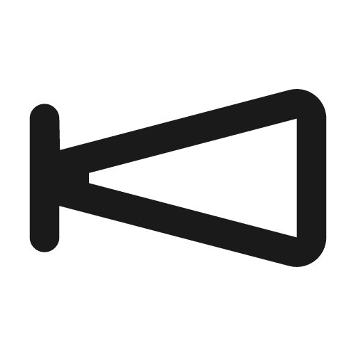 Megaphone icon, solid style, from Feather Icon