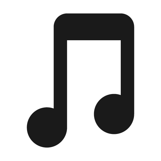 Music icon, solid style, from Feather Icon