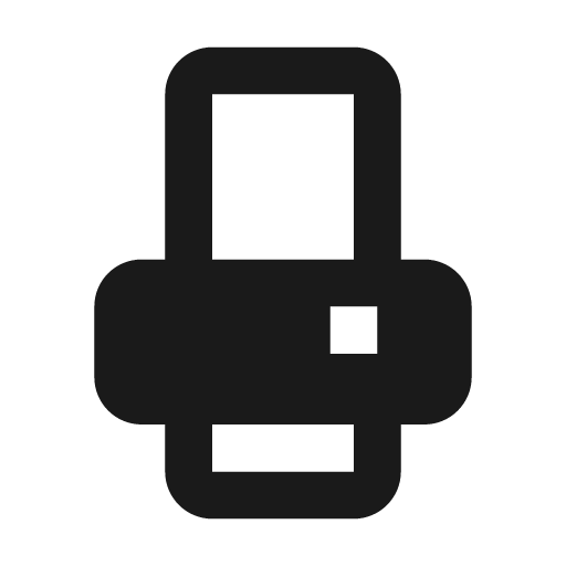 Print icon, solid style, from Feather Icon
