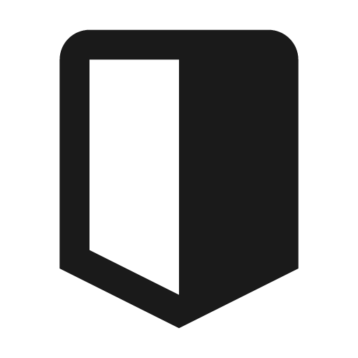Shield icon, solid style, from Feather Icon