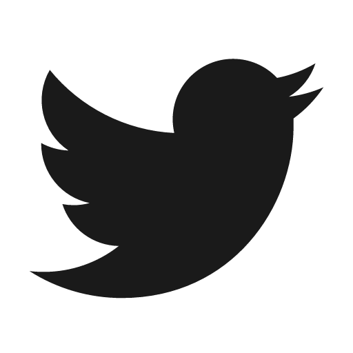 Twitter icon, solid style, from Feather Icon