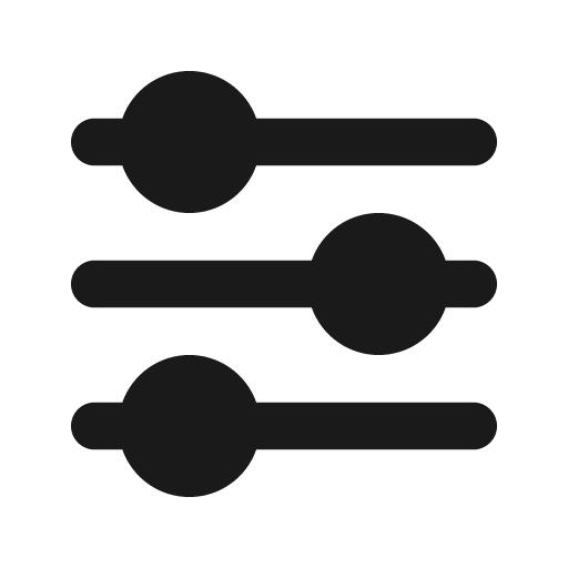 Adjustments horizontal solid icon, filled style, from Flowbite Icons