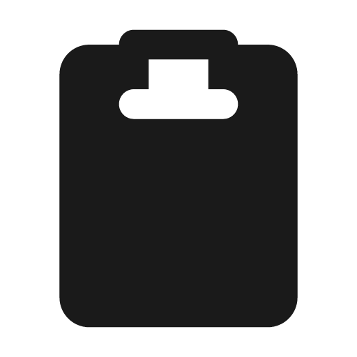 Clipboard clean solid icon, filled style, from Flowbite Icons