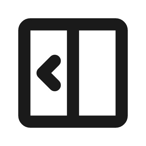 Close sidebar alt outline icon, outline style, from Flowbite Icons