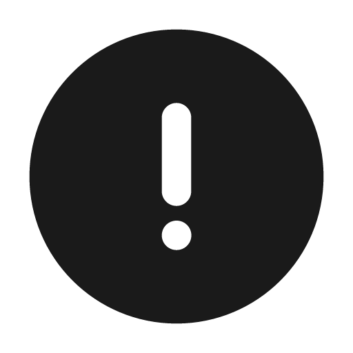 Exclamation circle solid icon, filled style, from Flowbite Icons