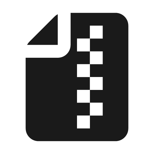 File zip solid icon, filled style, from Flowbite Icons