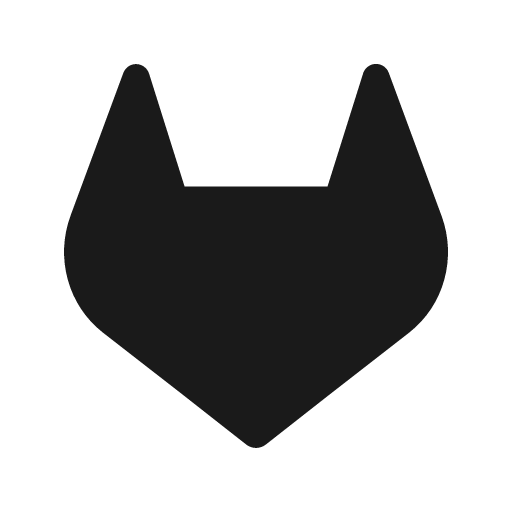 Gitlab solid icon, filled style, from Flowbite Icons
