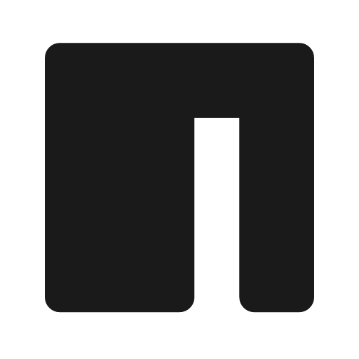 Npm solid icon, filled style, from Flowbite Icons
