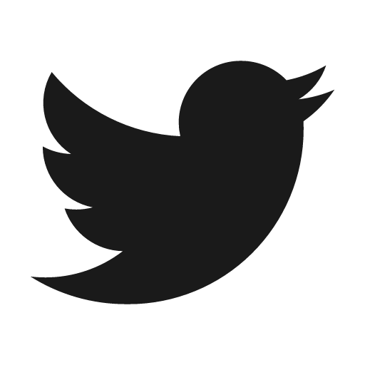 Twitter solid icon, filled style, from Flowbite Icons