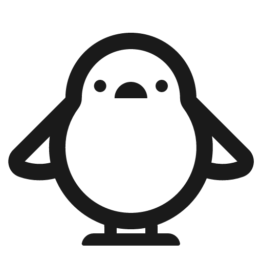 Front facing baby chick icon, solid style, from Fluent Emoji High Contrast