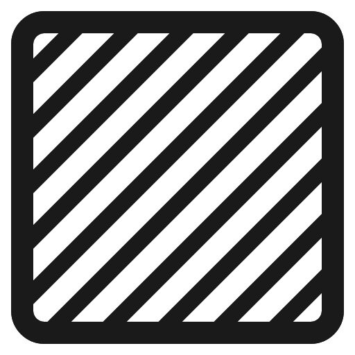 Green square icon, line style, from Fluent Emoji High Contrast