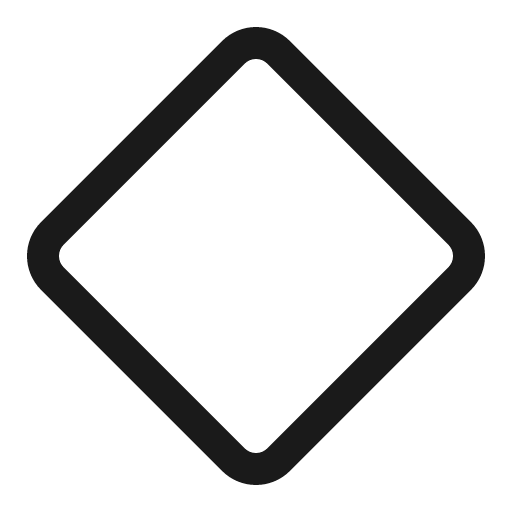 Large orange diamond icon, solid style, from Fluent Emoji High Contrast