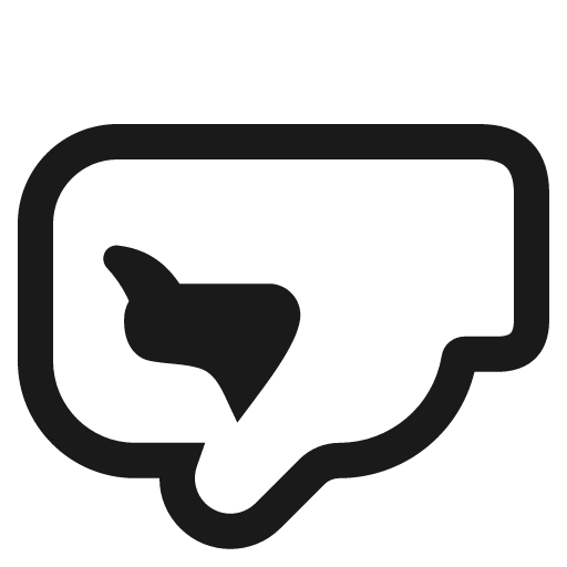 Left facing fist icon, solid style, from Fluent Emoji High Contrast