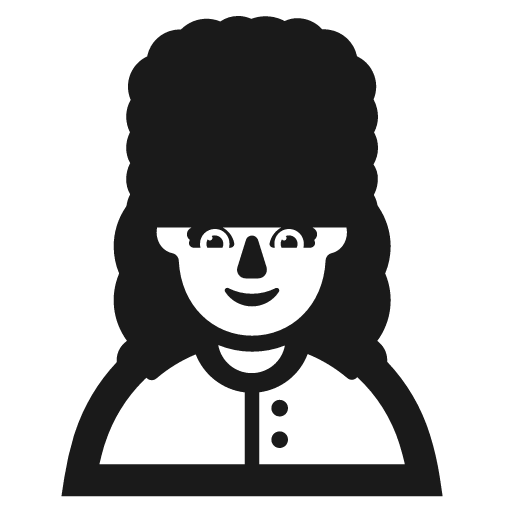 Woman guard icon, solid style, from Fluent Emoji High Contrast