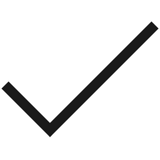 Accept icon, solid style, from Fluent UI MDL2