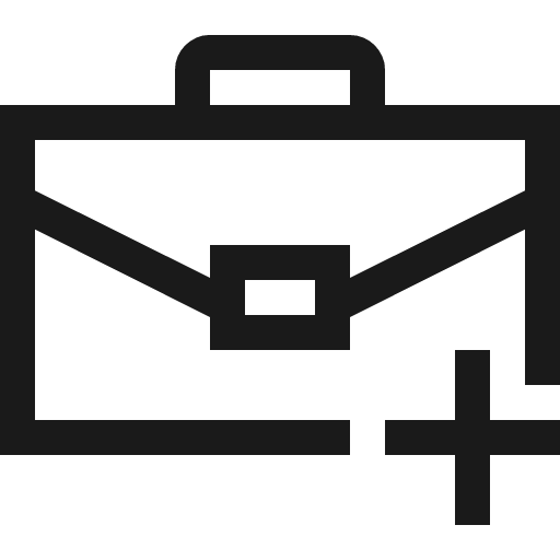 Add work icon, solid style, from Fluent UI MDL2