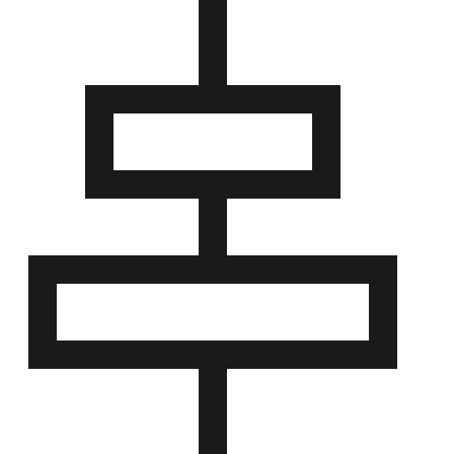 Align horizontal center icon, solid style, from Fluent UI MDL2