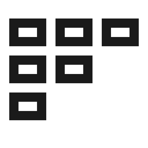 Backlog icon, solid style, from Fluent UI MDL2