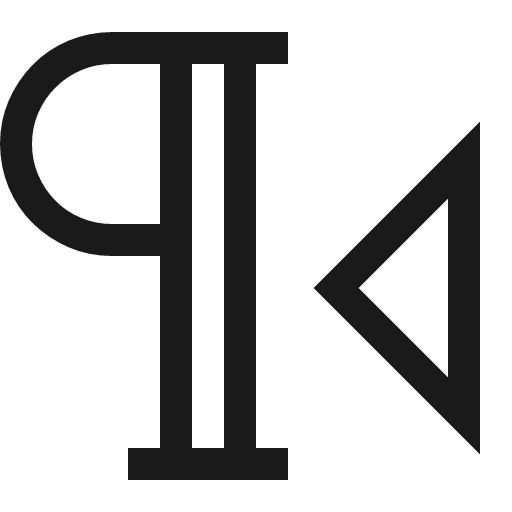 Bidi rtl icon, solid style, from Fluent UI MDL2