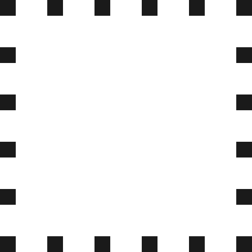 Border dot icon, solid style, from Fluent UI MDL2