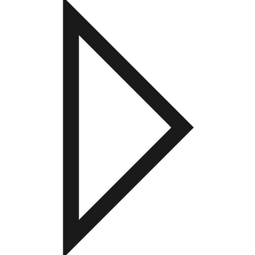 Caret right icon, solid style, from Fluent UI MDL2