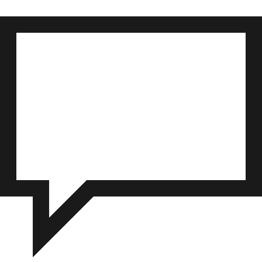 Chat icon, solid style, from Fluent UI MDL2