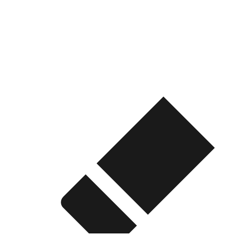 Clear formatting eraser icon, solid style, from Fluent UI MDL2