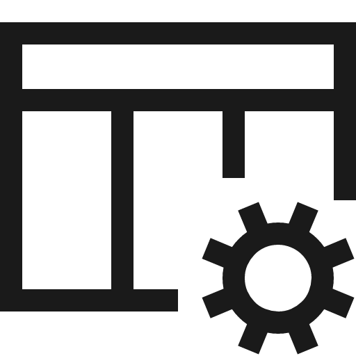 Column options icon, solid style, from Fluent UI MDL2