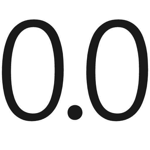 Decimals icon, solid style, from Fluent UI MDL2