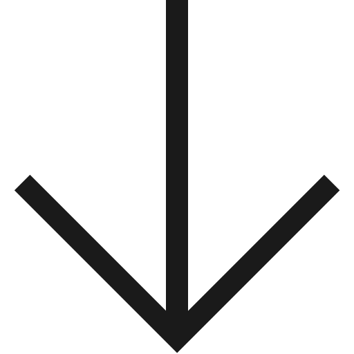 Down icon, solid style, from Fluent UI MDL2