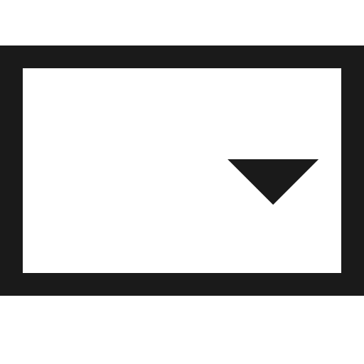 Dropdown icon, solid style, from Fluent UI MDL2