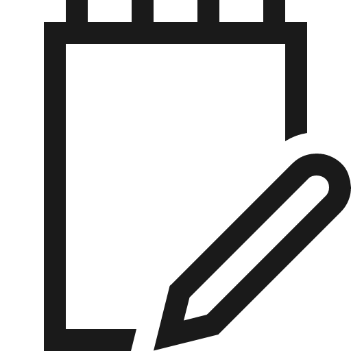 Edit note icon, solid style, from Fluent UI MDL2