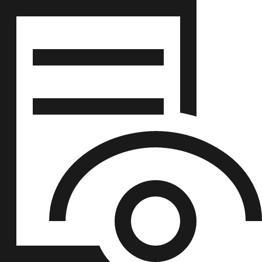 Entry view icon, solid style, from Fluent UI MDL2