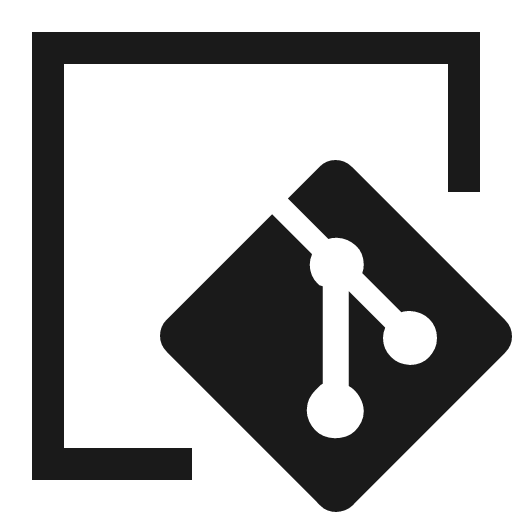 External git icon, solid style, from Fluent UI MDL2